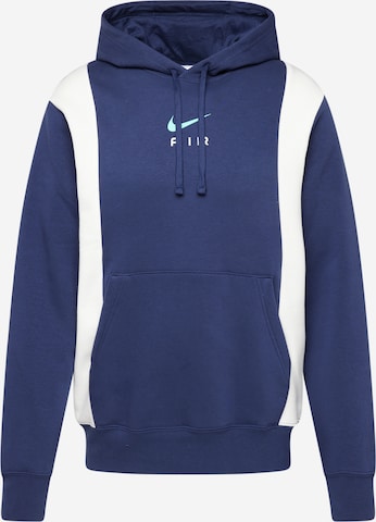 Sweat-shirt 'AIR' Nike Sportswear en bleu : devant