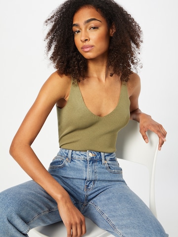 Urban Classics Knitted Top in Green