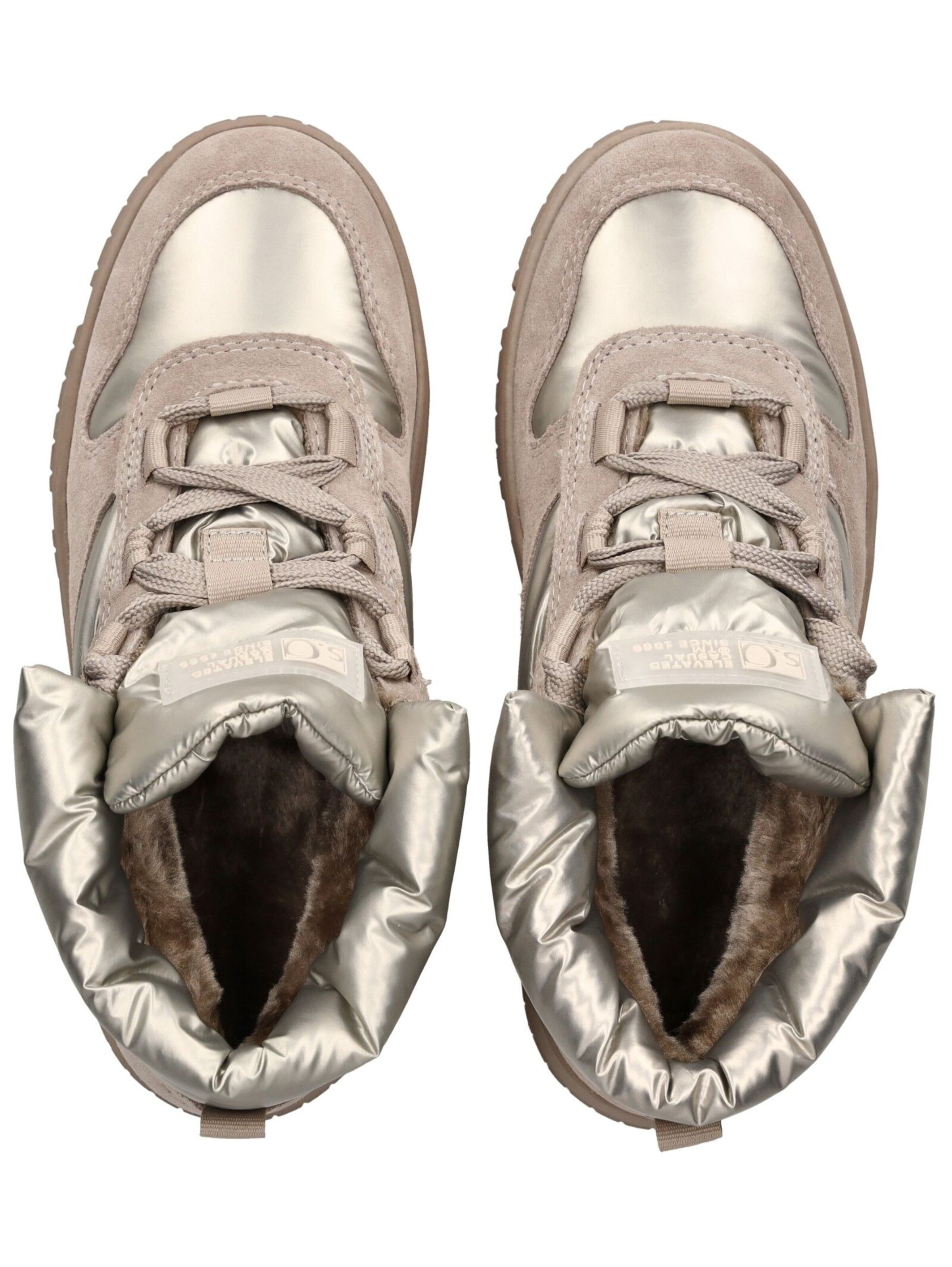 s.Oliver Veterlaarsjes in Beige