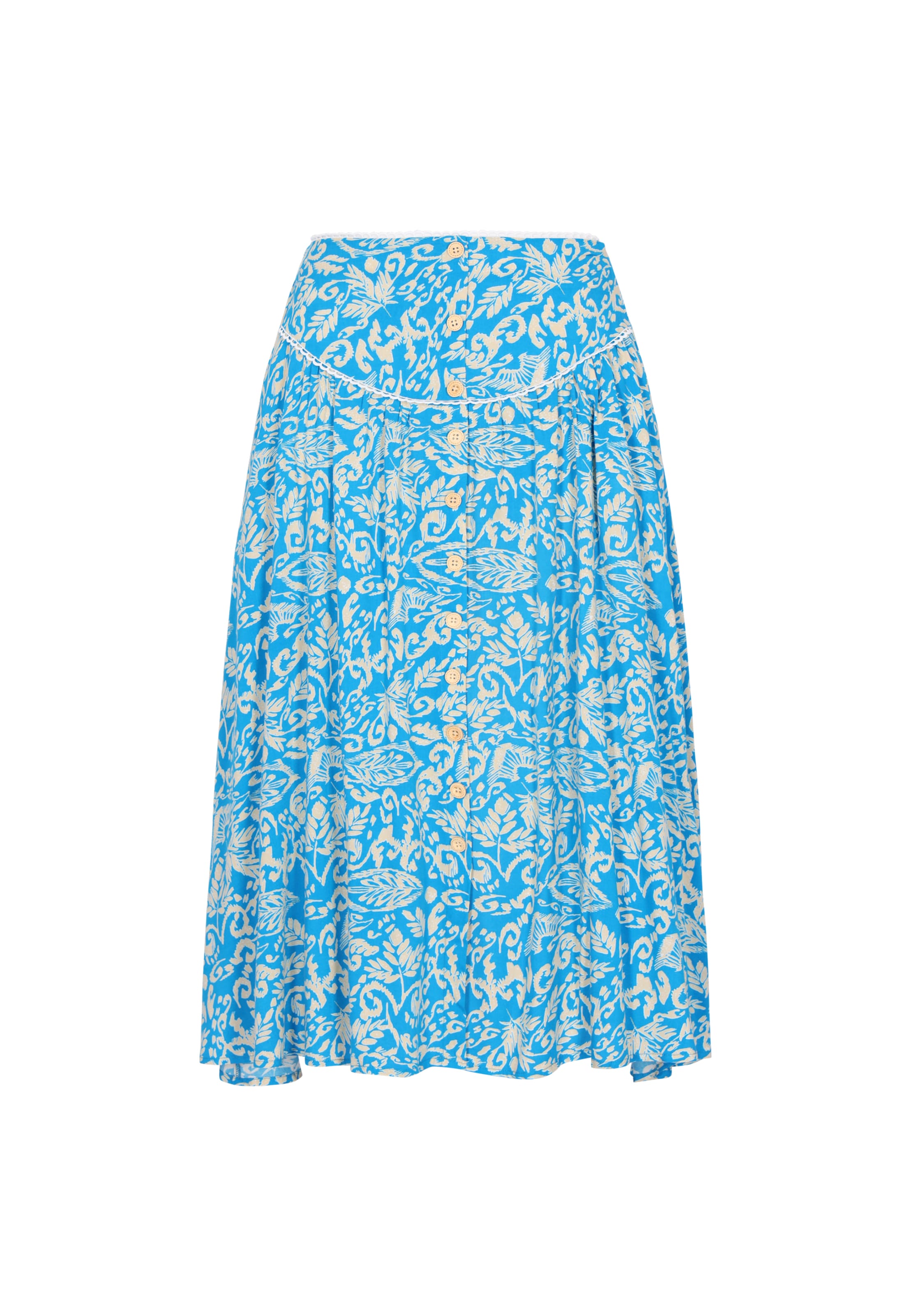 usha FESTIVAL - Falda en azul: frente