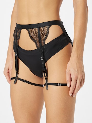 Hunkemöller Garter Belt in Black: front