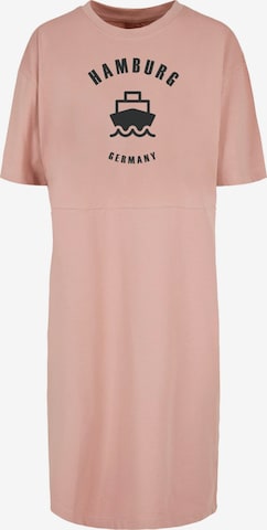 Merchcode Kleid 'Hamburg' in Pink: predná strana