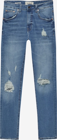 Pull&Bear Jeans in Blauw: voorkant