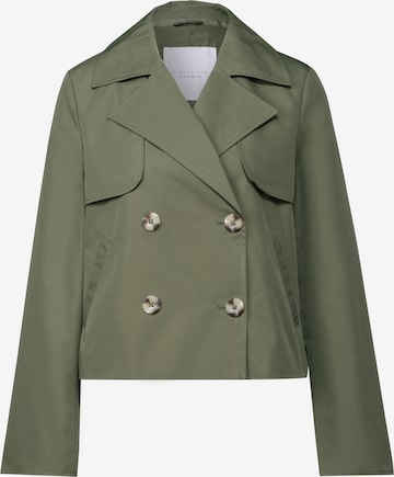 Street One Studio Kurzer Trenchcoat in Grün: Vorderseite