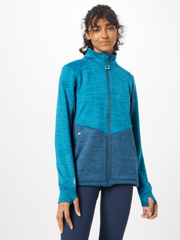 KILLTEC Athletic fleece jacket in Blue: front