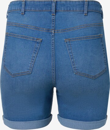 Zizzi Slimfit Jeans in Blauw