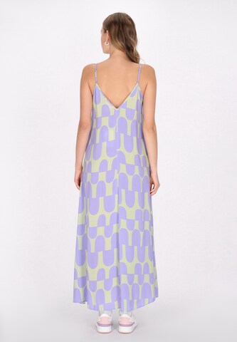 MYMO - Vestido de verão em roxo