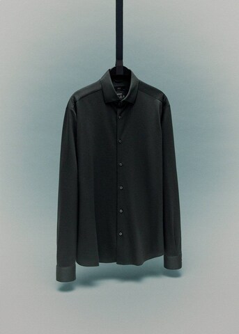MANGO MAN Regular fit Button Up Shirt 'Adana' in Green