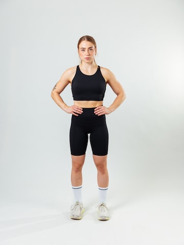 Lifters Slimfit Sporthose in Schwarz