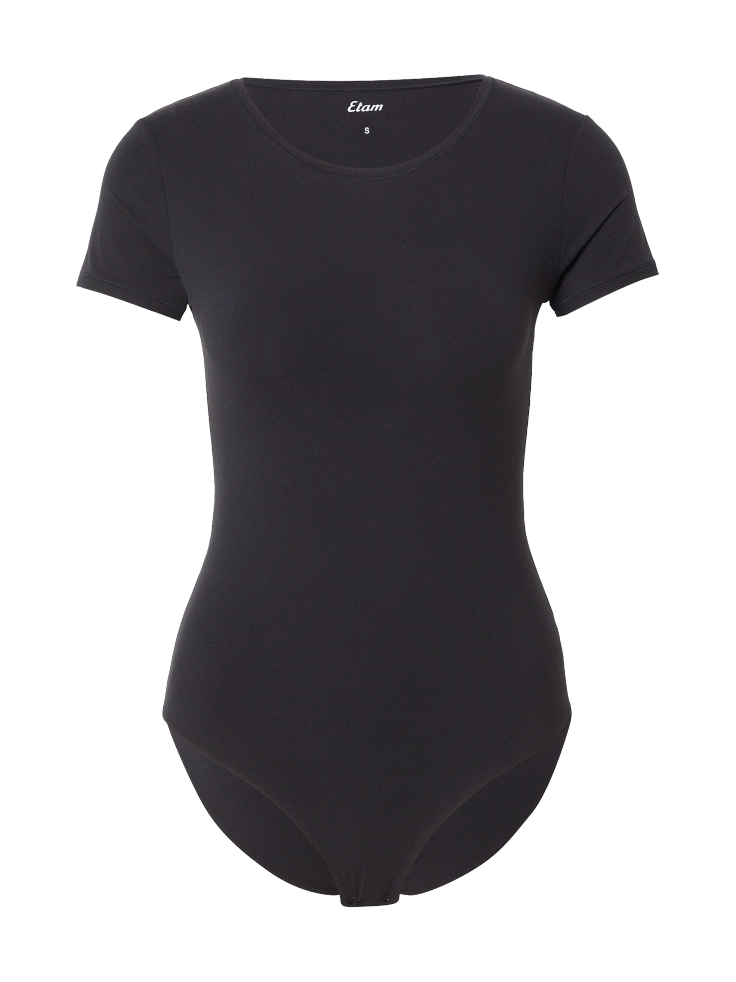 ETAM Κορμάκι-μπλουζάκι σε μαύρο: μπροστά