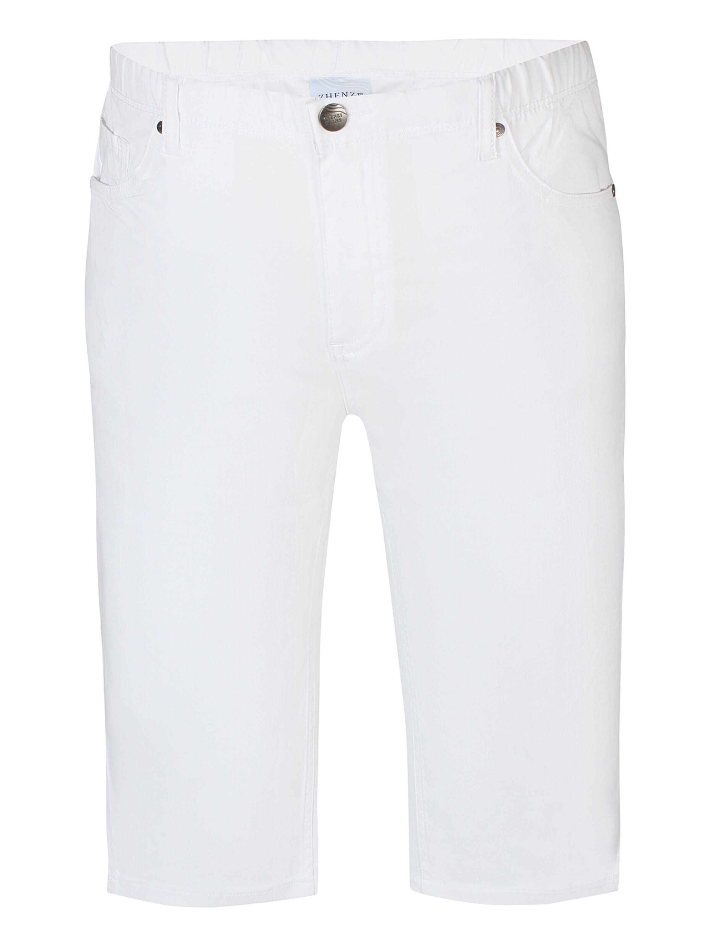Zhenzi Regular Trousers 'Twist 189' in White: front