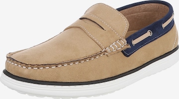 CoolWalk Moccasins in Beige: front
