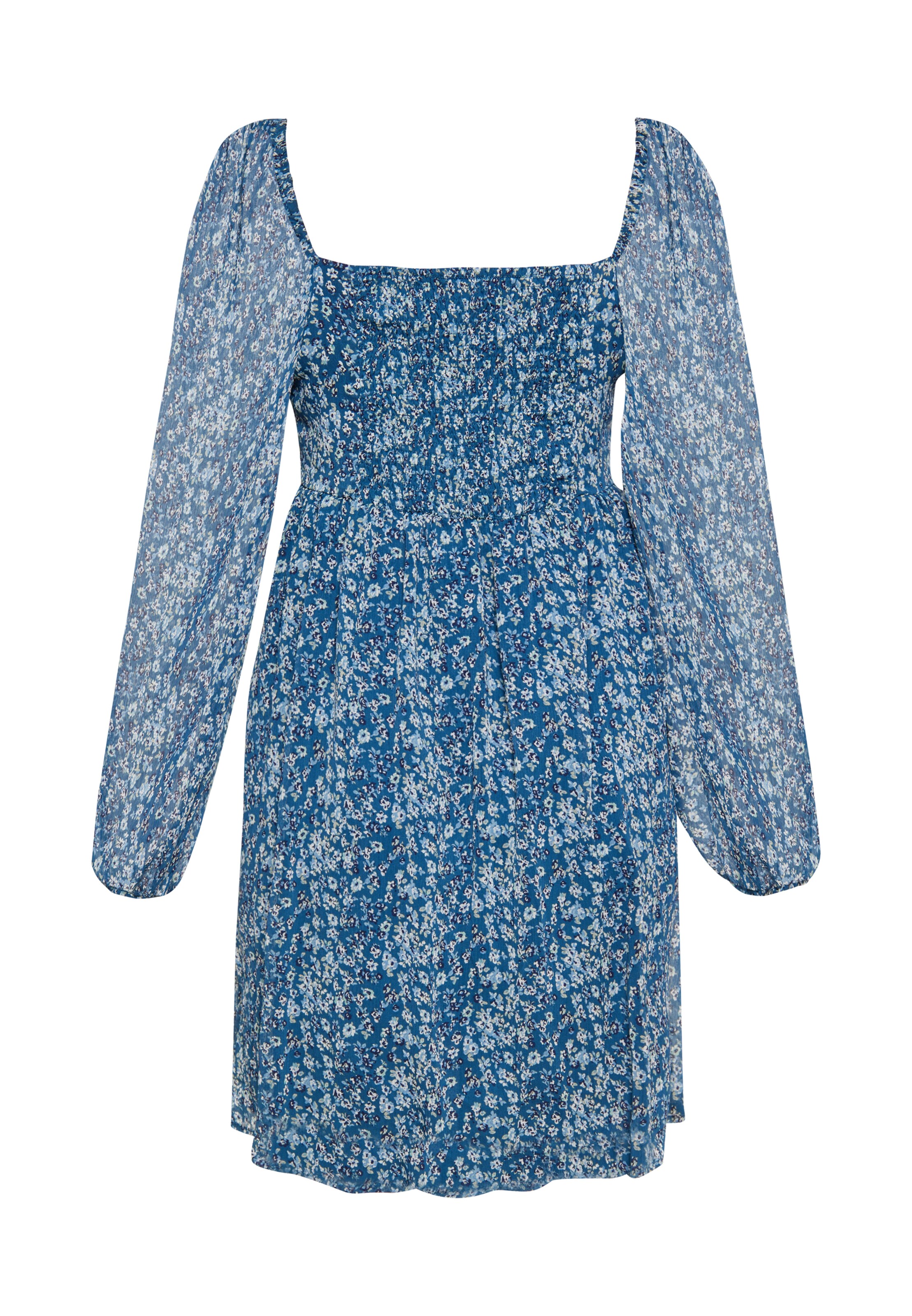 swirly Kleid in Blau