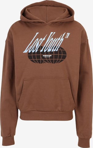 Lost Youth Sweatshirt 'Icon V.5' in Braun: Vorderseite