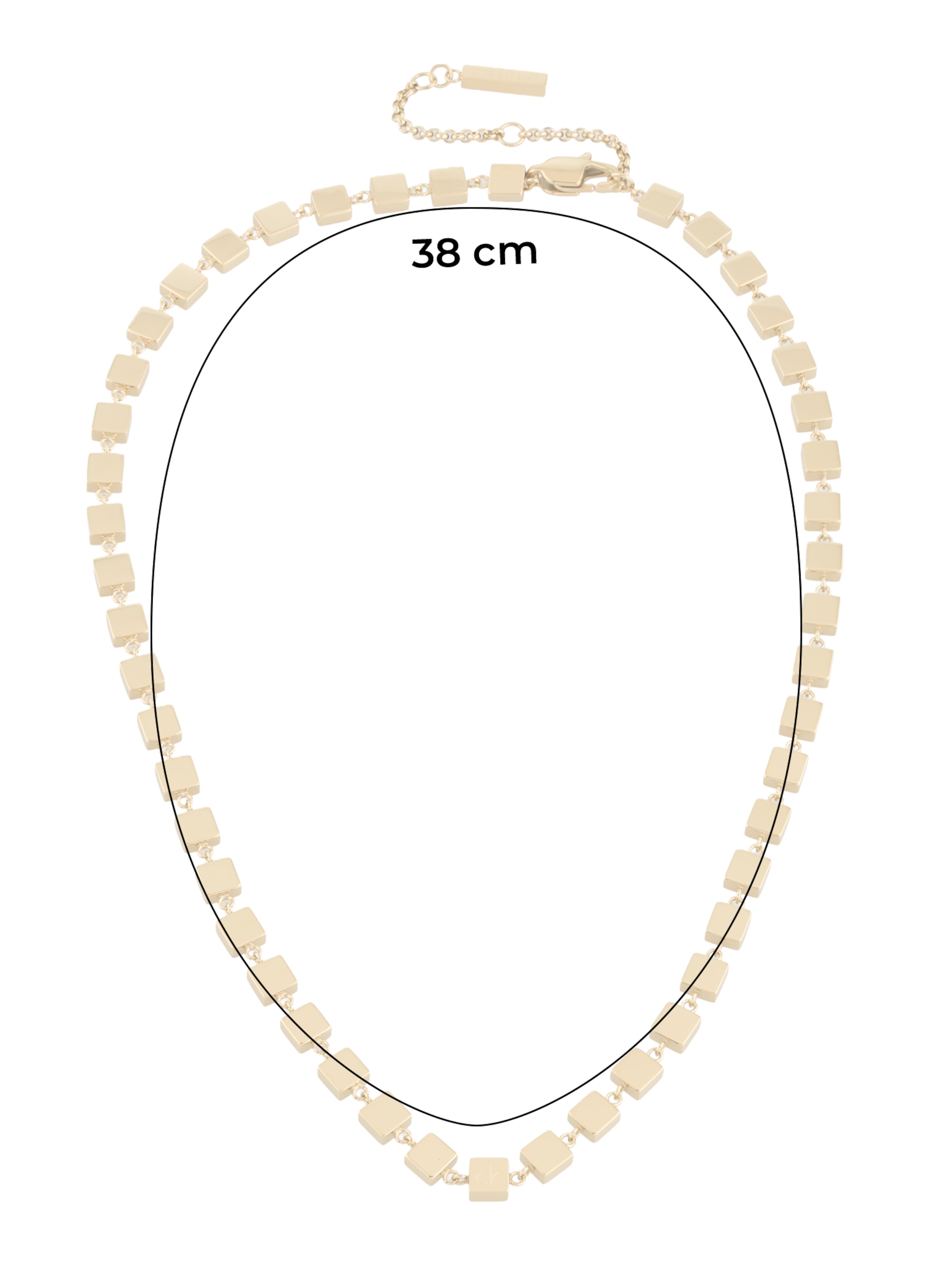 Calvin Klein Αλυσίδα 'Geometric' σε χρυσό