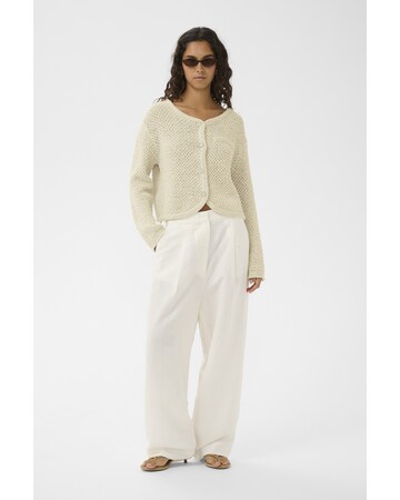 Cardigan 'SLDiaz' SOAKED IN LUXURY en blanc