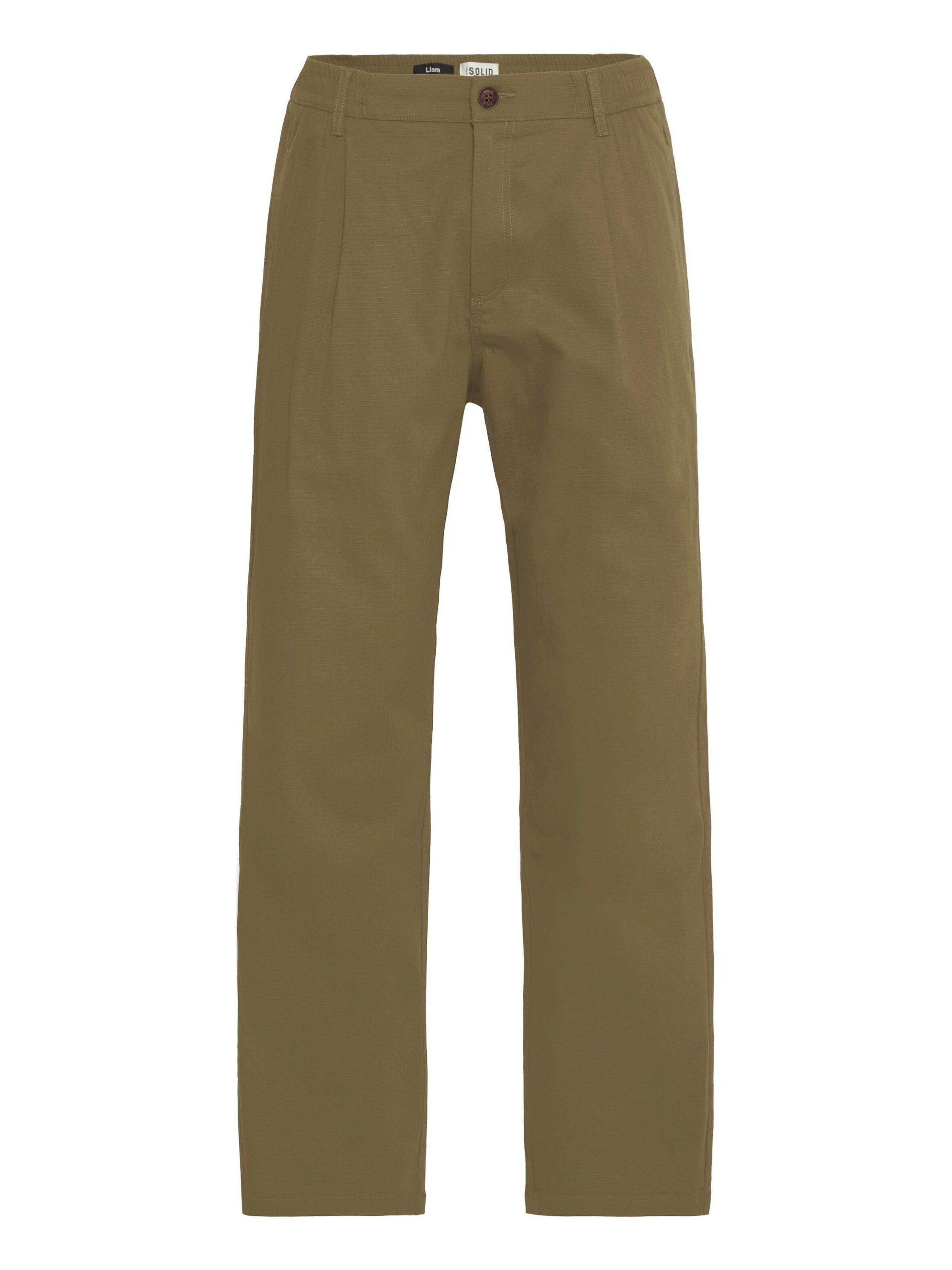 !Solid - Regular Calças chino ' SDLIAM ' em verde: frente