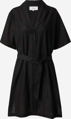 MAKIA - Vestido camisero 'Kiara' en negro: frente