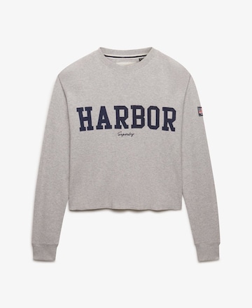 Sweat-shirt 'Athletic Essential' Superdry & Co en gris