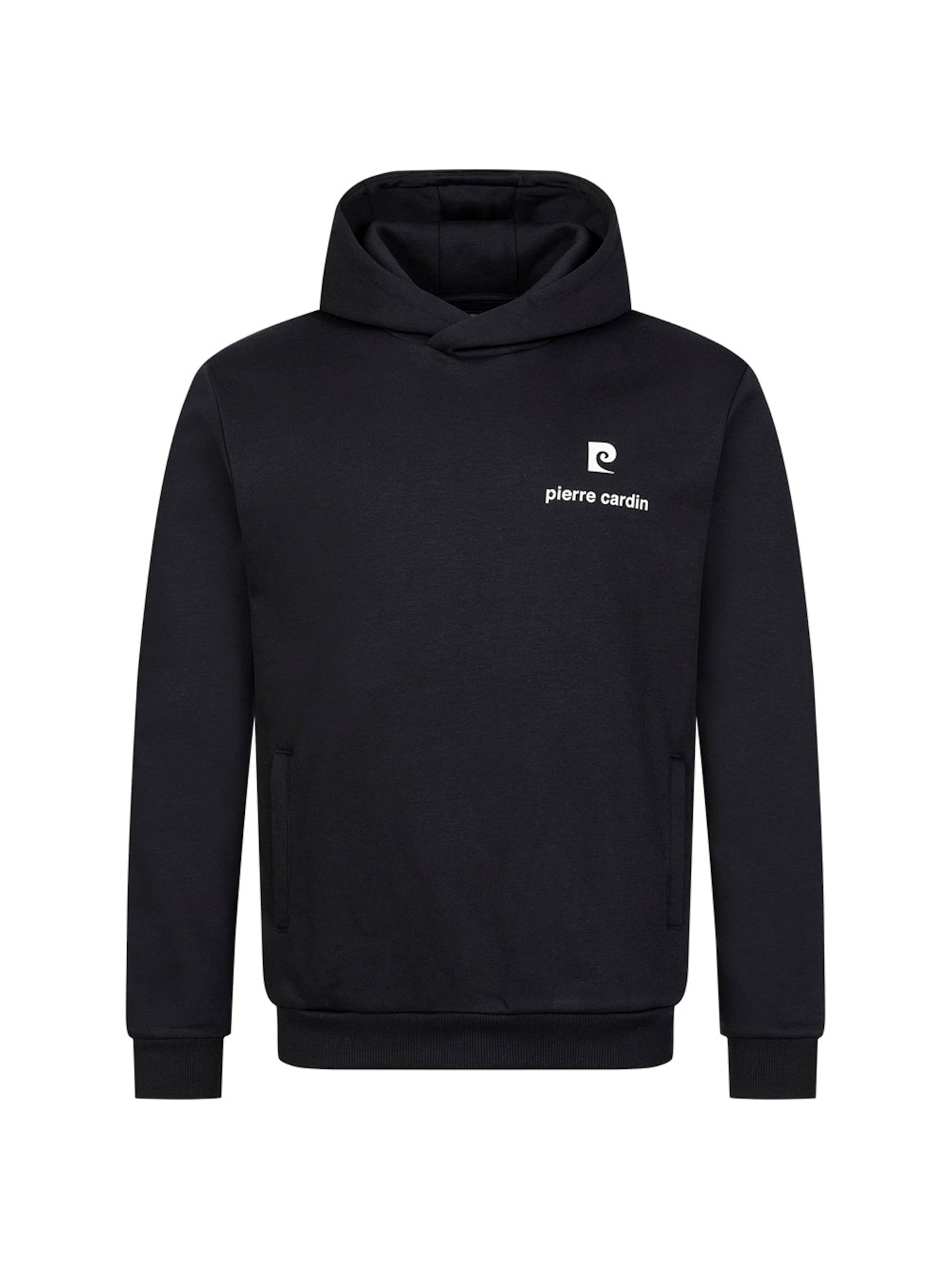 PIERRE CARDIN Hoodie in schwarz, Produktansicht