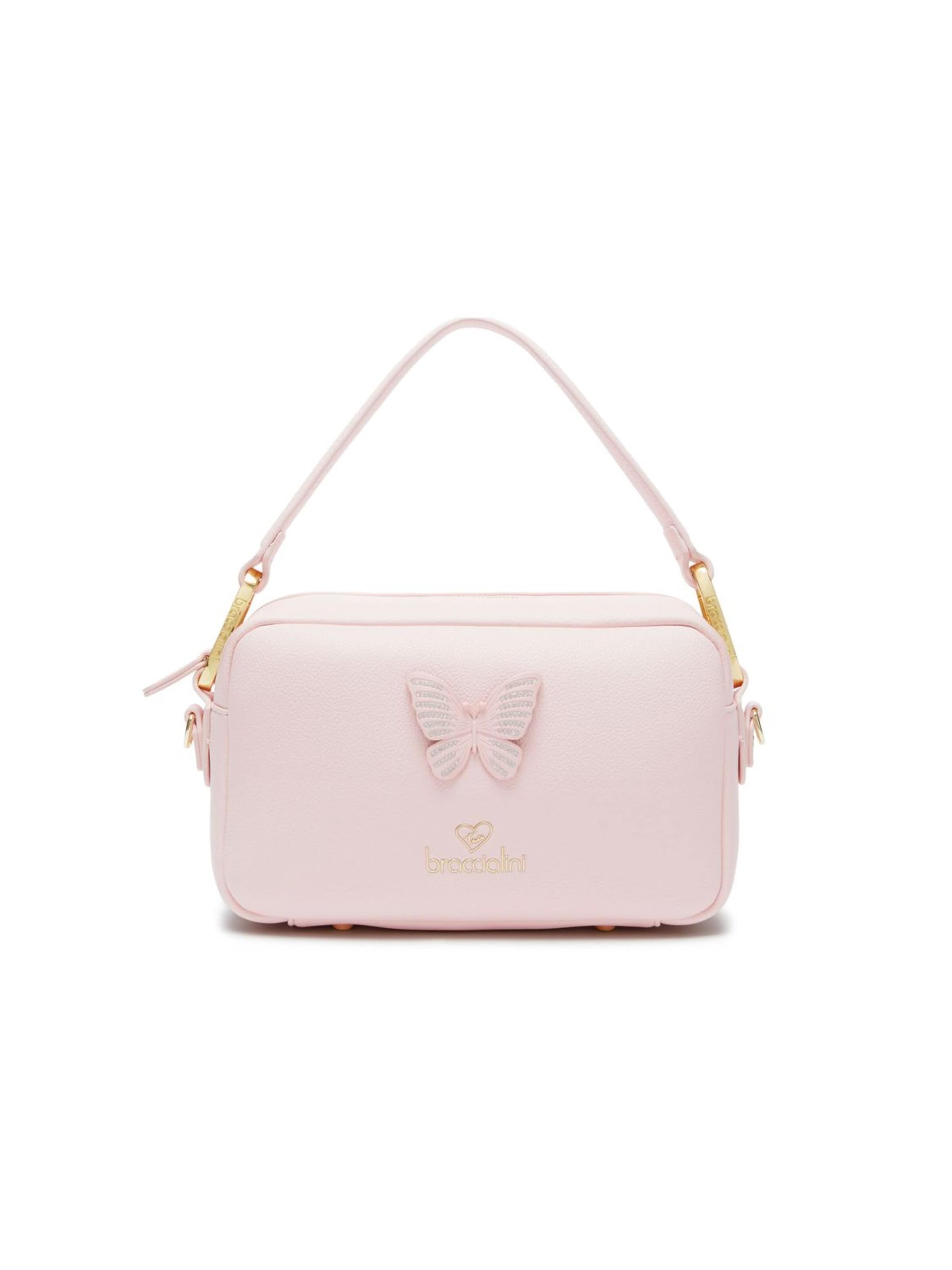Borsa a tracolla 'Jinny Mix' di Braccialini in rosa: frontale