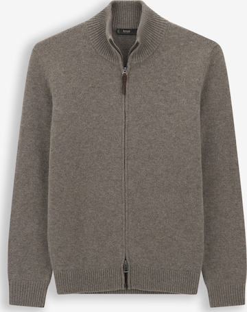 Boggi Milano Gebreid vest in Bruin: voorkant