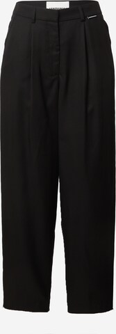 ARMEDANGELS - Tapered Pantalón plisado 'Sandrina' en negro: frente