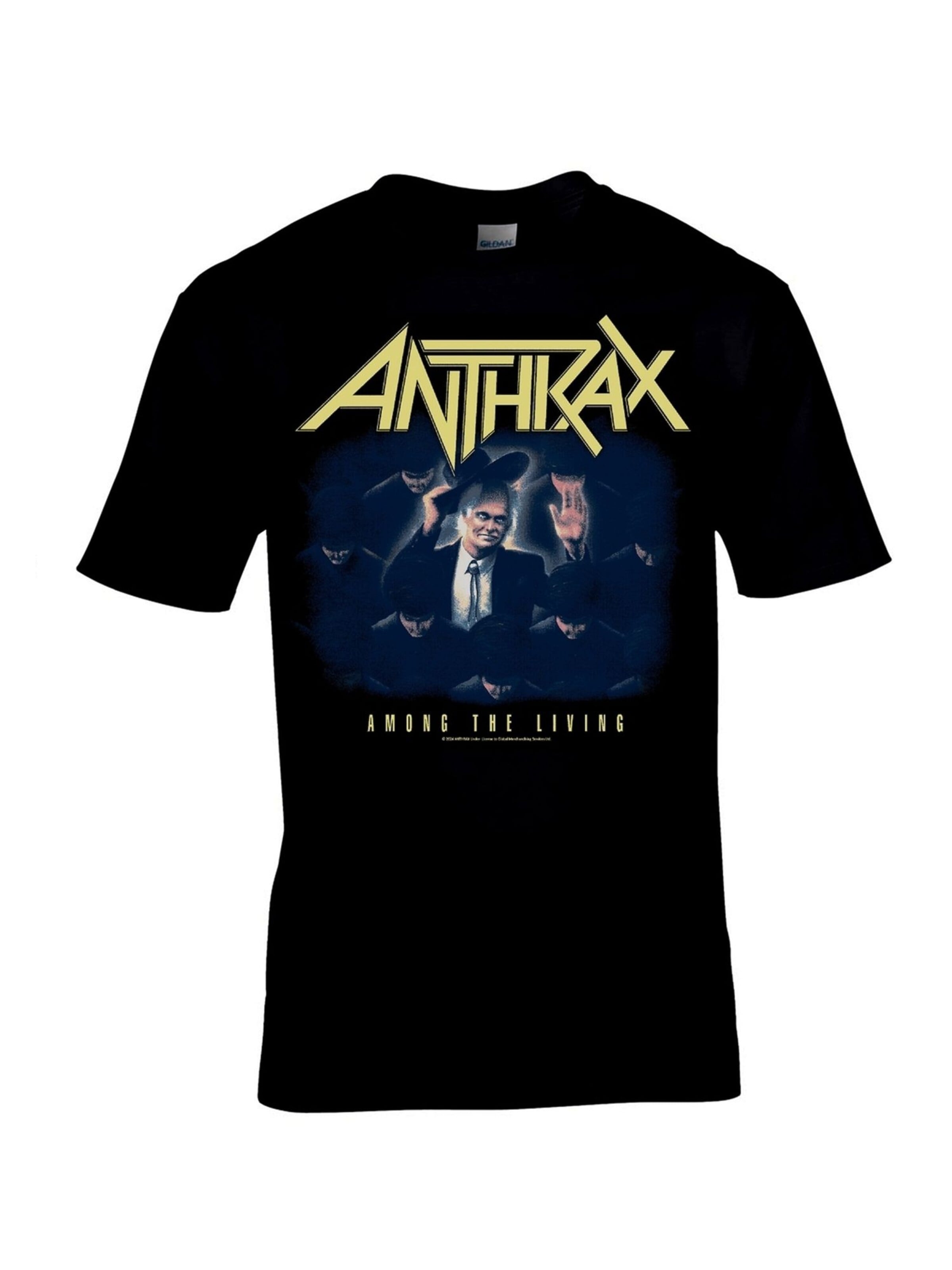T-Shirt 'Anthrax' Rockshirts en noir : devant