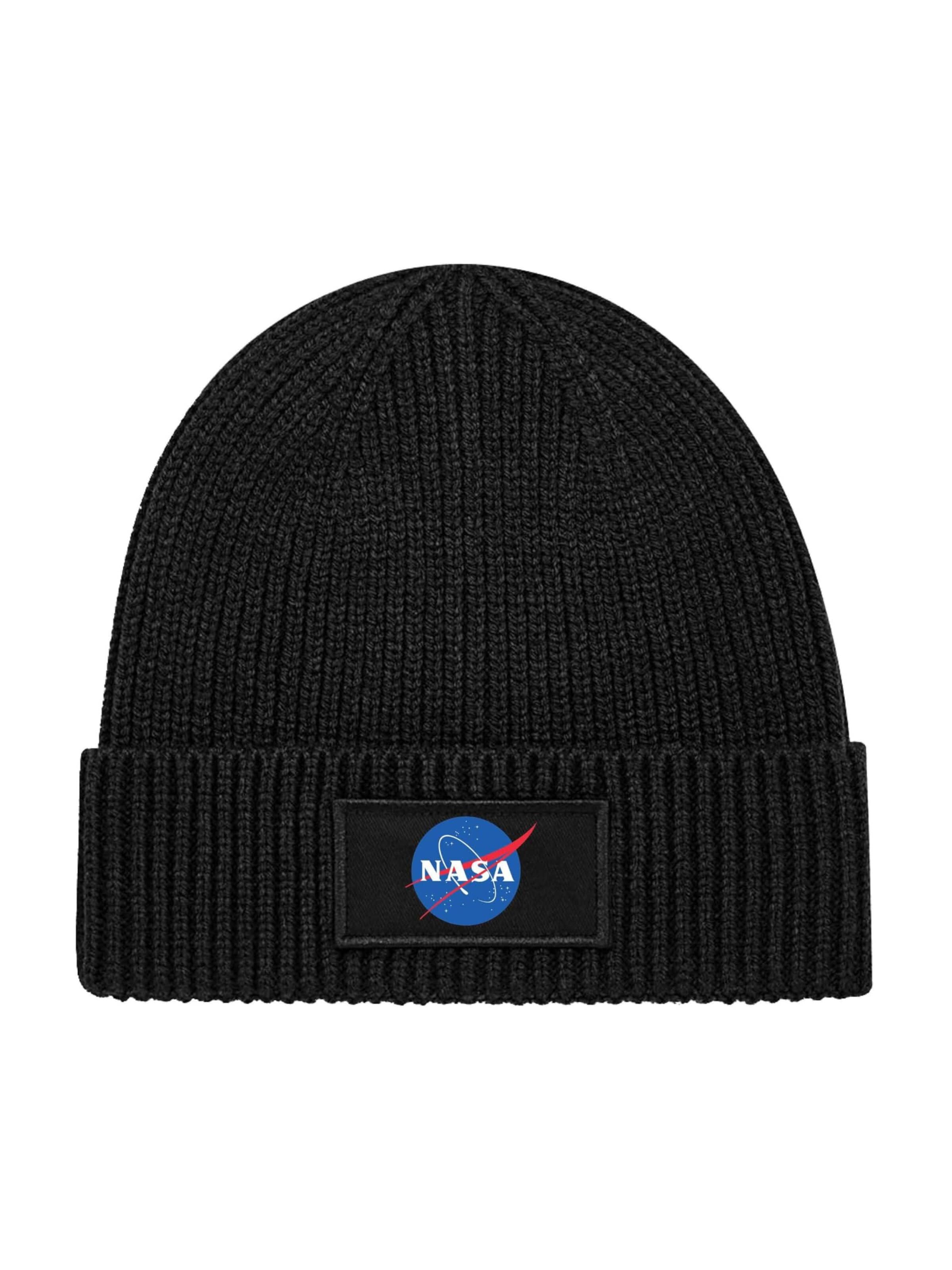 Youth Designz Beanie 'NASA' in Black: front