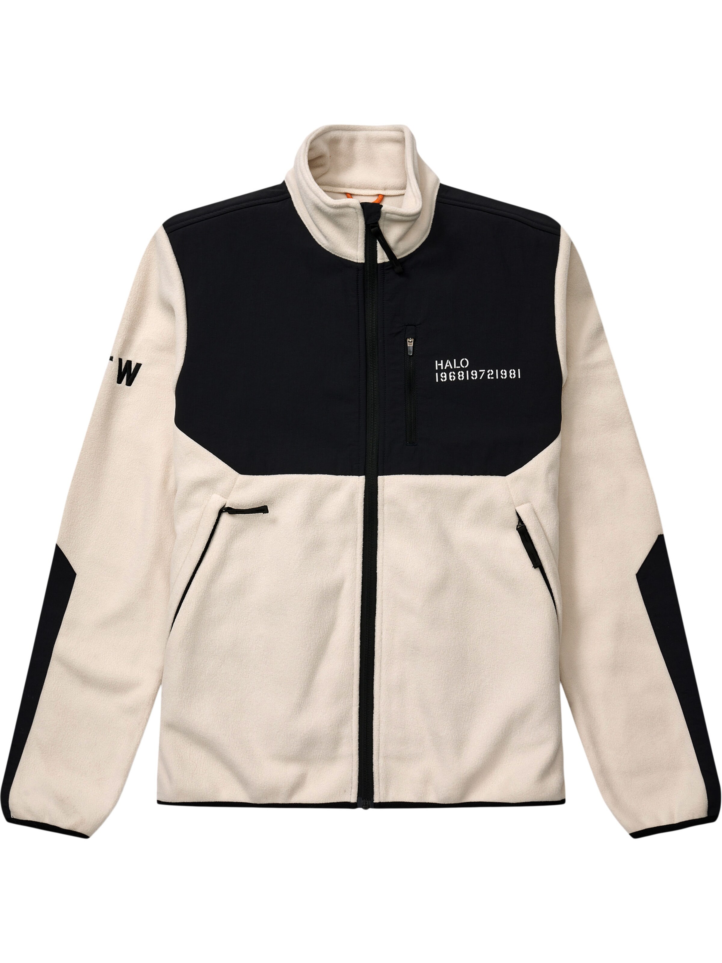 HALO Fleece Jacket in Beige: front