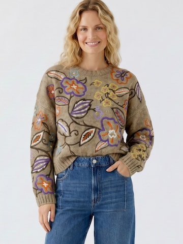 OUI Pullover in Braun: Vorderseite