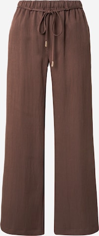 JDY Широкий Штаны 'JDYFINN' в Коричневый: спереди