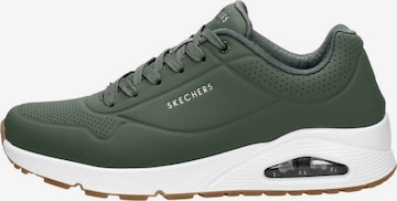 SKECHERS Sneakers laag 'Uno - Stand On Air' in Groen: voorkant
