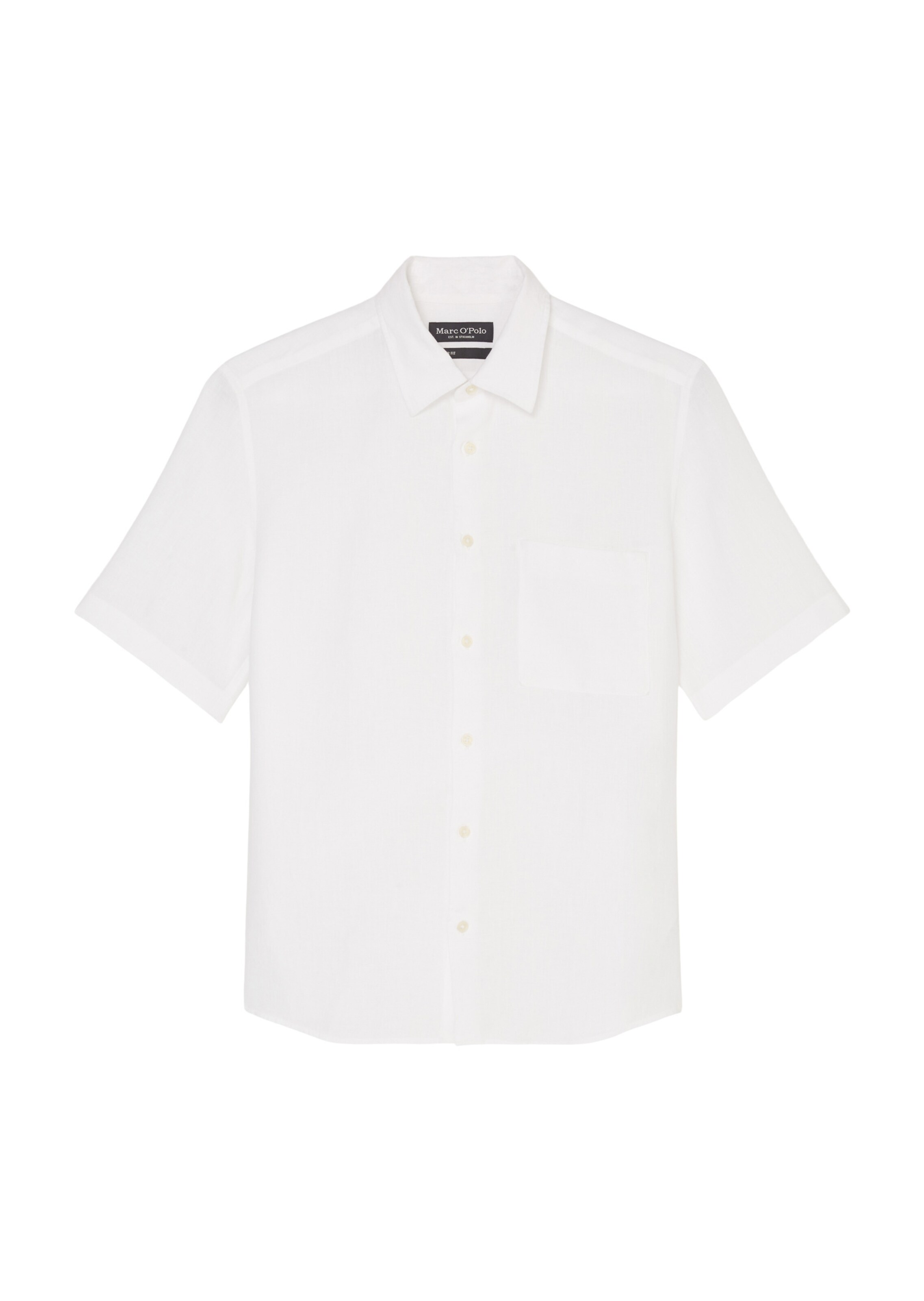 Marc O'Polo Button Up Shirt in White: front