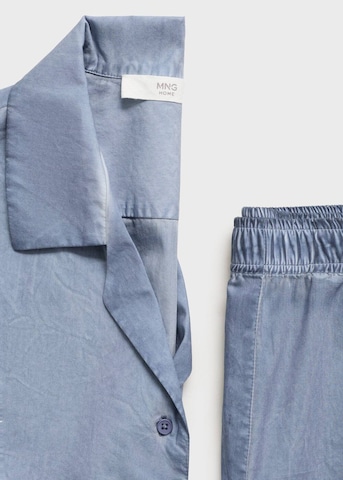 MANGO Pyjamahemd 'Felipe' in Blau