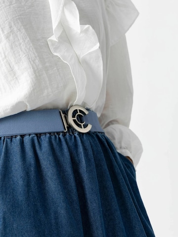 Coster Copenhagen - Cinturón ' Logo ' en plata