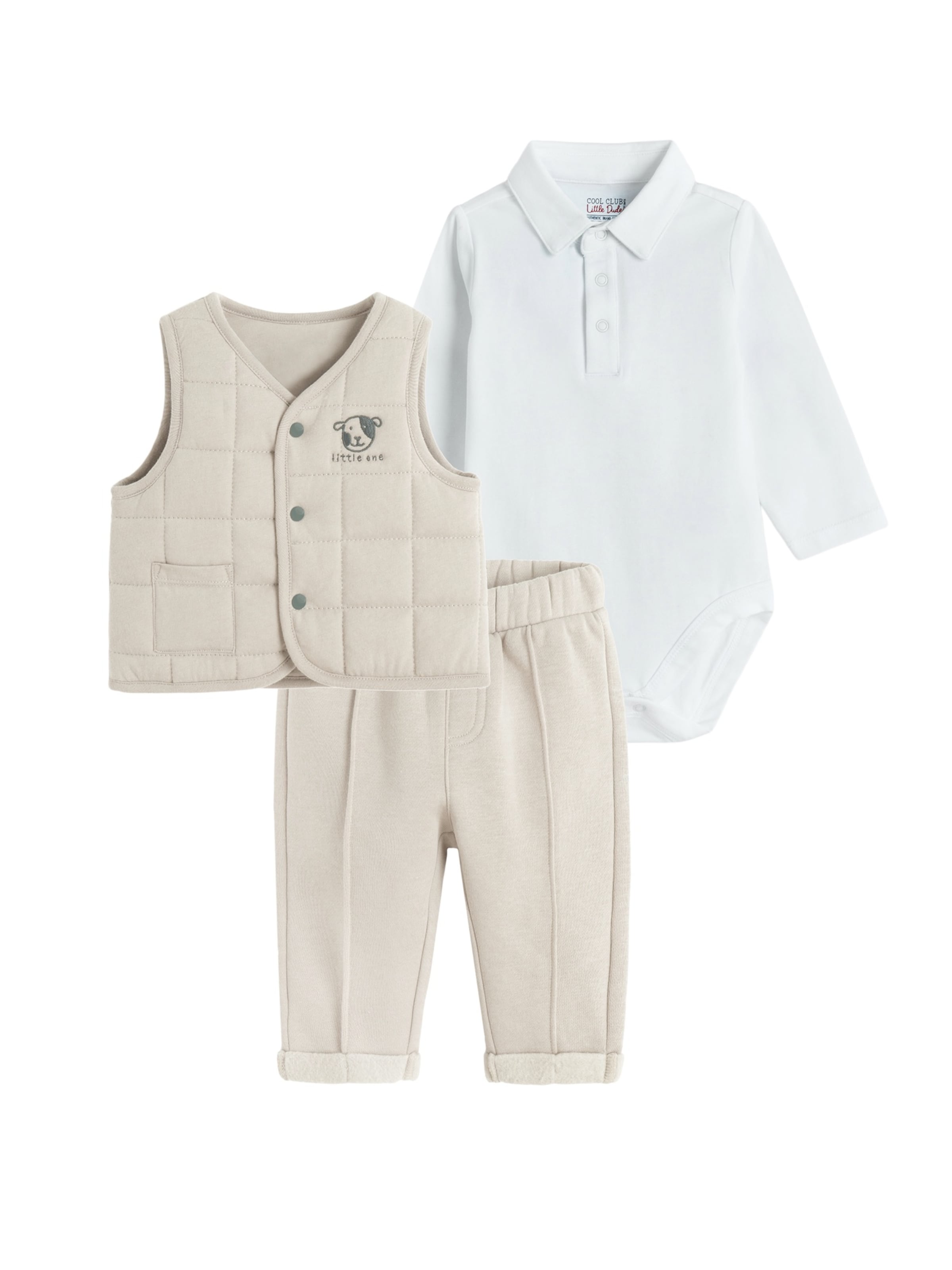 Set di Cool Club in beige: frontale