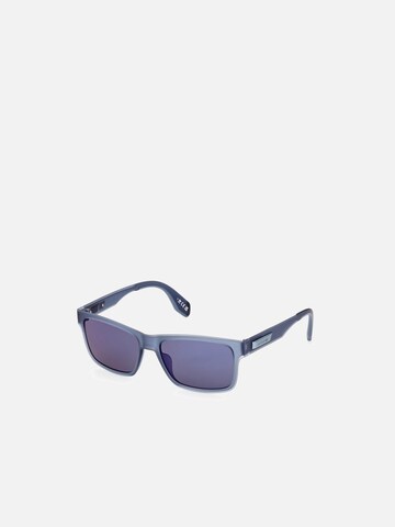 ADIDAS ORIGINALS Zonnebril 'Adidas Originals OR0067 Matte grey 55/16/145 MAN Sunglasses' in Blauw
