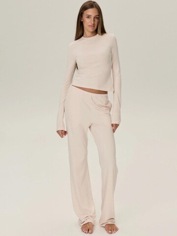 Loosefit Pantaloni 'Lounge Pants' di LÉGÈRE in beige