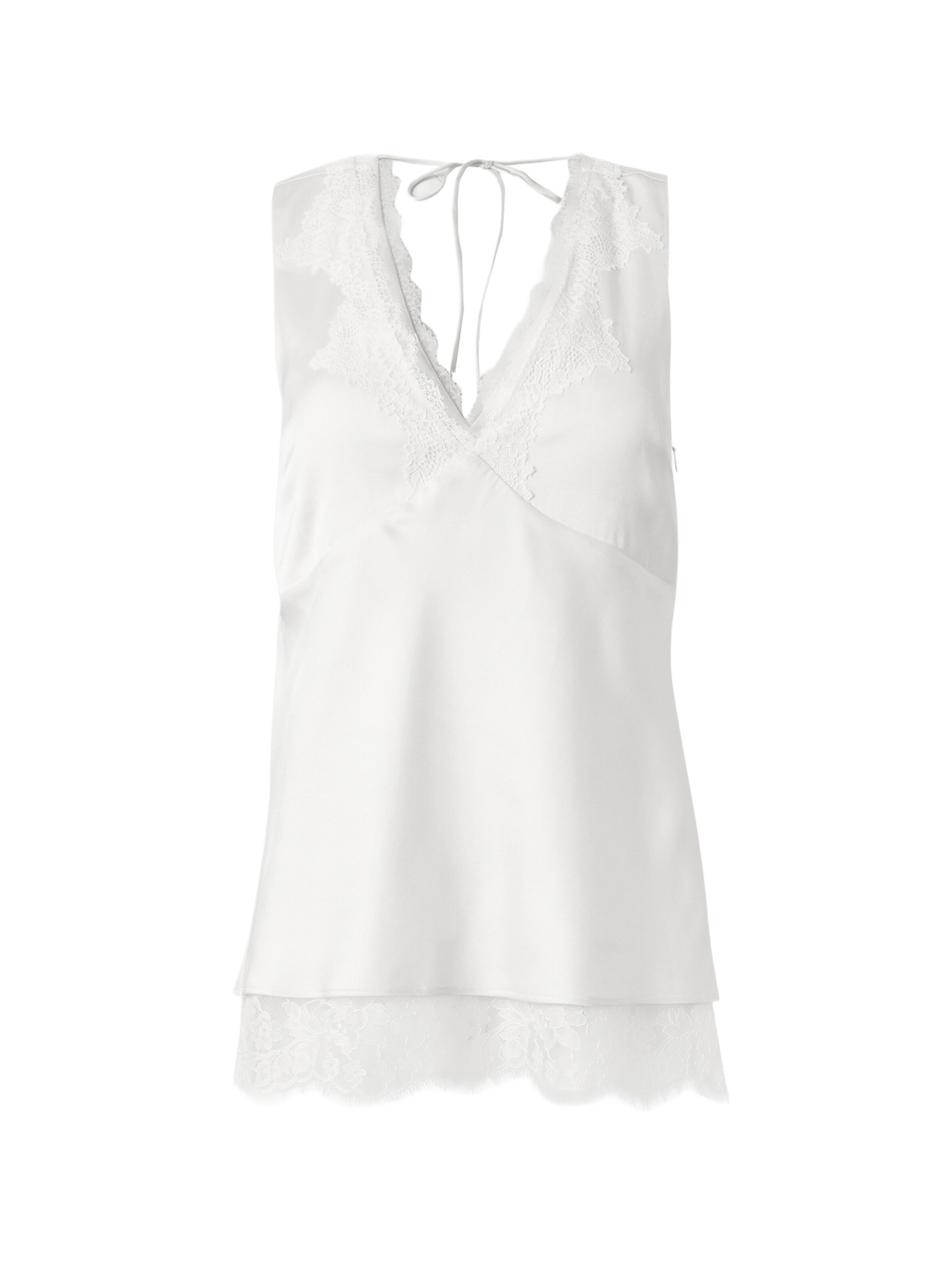 Chemisier 'MAR4' Abercrombie & Fitch en blanc : devant