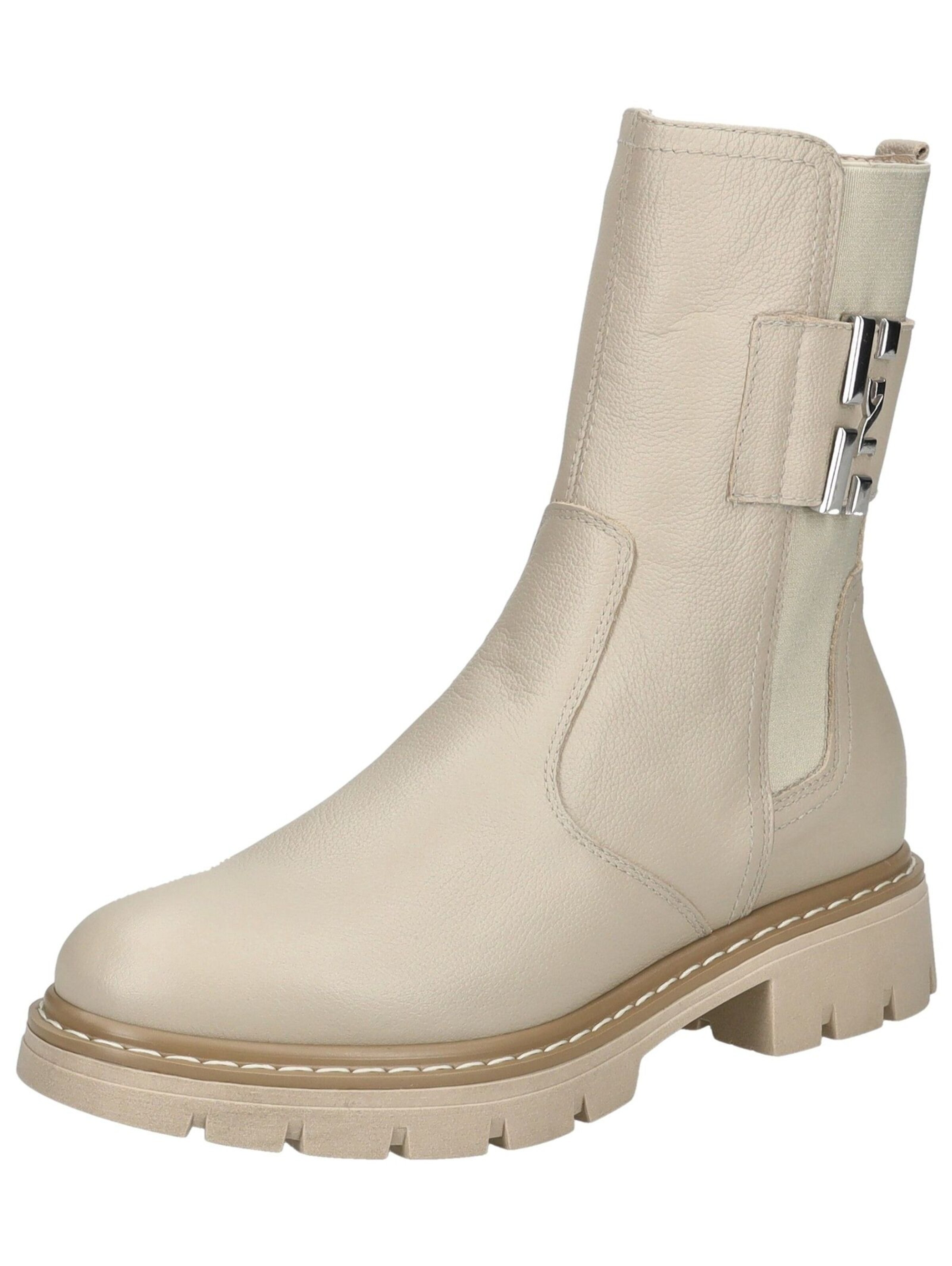 Nero Giardini Enkellaarsjes in Beige: voorkant