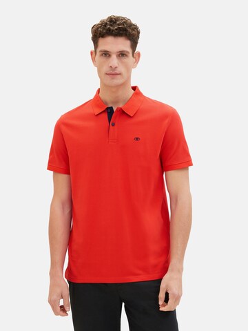 T-Shirt TOM TAILOR en rouge : devant