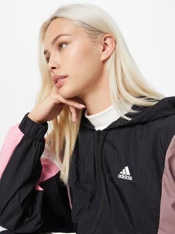 juoda ADIDAS SPORTSWEAR Treniruočių kostiumas 'Gametime'