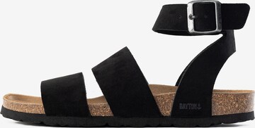 Clogs 'Soria' di Bayton in nero: frontale