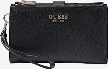 GUESS Wallet 'Amorette' in Black: front