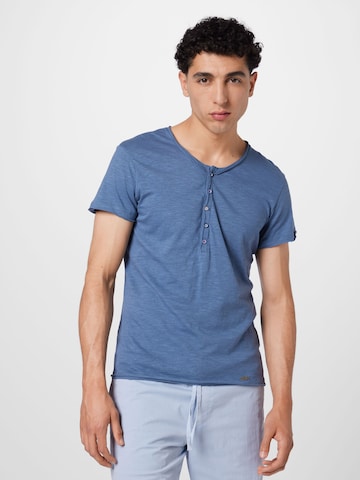 Key Largo - Camiseta 'LEMONADE' en azul: frente