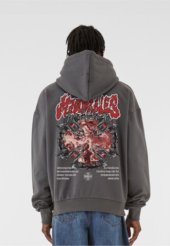 MJ Gonzales Sweatshirt 'Ornament of Ashes' in Grey: front