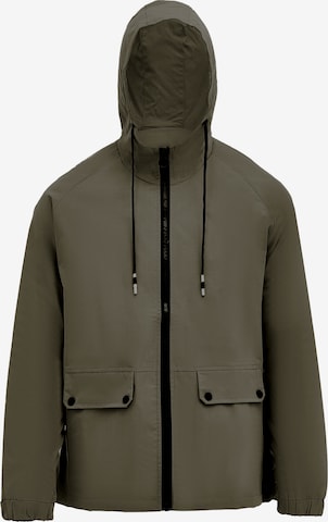 VANNE Between-Season Jacket in Green: front