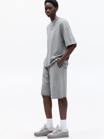 Baggy Pantalon Pull&Bear en gris
