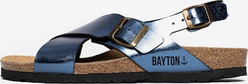Bayton Sandal 'Cantabrie' i blå: framsida